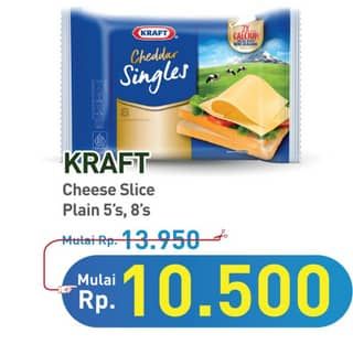 Promo Harga Kraft Singles Cheese Extra, High Calsium, Light 83 gr - Hypermart