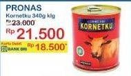 Promo Harga Pronas Kornetku Corned Beef 340 gr - Indomaret