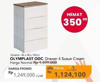 Promo Harga Olymplast ODC 04-M Cream  - Carrefour