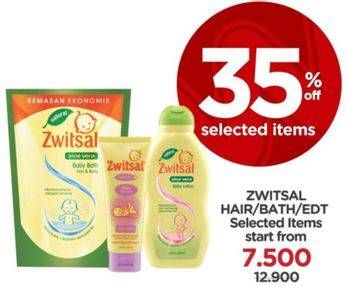 Promo Harga ZWITSAL Baby Hair/Bath/EDT  - Watsons
