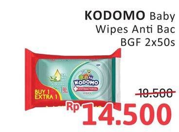 Promo Harga Kodomo Baby Wipes Anti Bacterial 50 pcs - Alfamidi