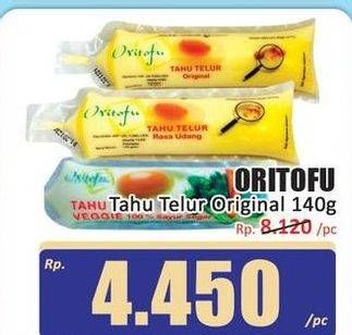 Promo Harga Oritofu Tahu Telur Original 140 gr - Hari Hari