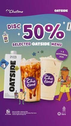 Promo Harga Disc 50%  - Chatime