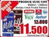 Promo Harga DIAMOND Milk UHT 1000 ml - Giant