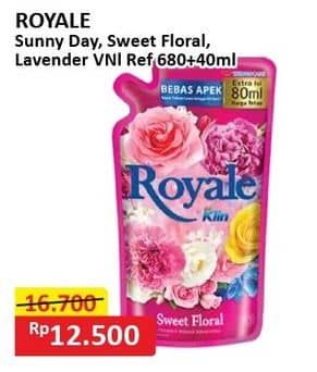 Promo Harga So Klin Royale Parfum Collection Sunny Day, Sweet Floral, Lavender Vanilla 720 ml - Alfamart