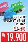 Promo Harga LION STAR Livina Tile Brush 111 BR-2  - Hypermart
