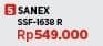 Promo Harga Sanex SSF 1638 R Kipas Angin 3in1 SIWON Series 16 Inch  - COURTS