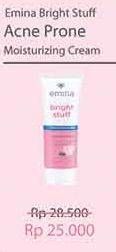 Promo Harga EMINA Bright Stuff Moisturizing Cream For Acne Prone Skin 20 ml - Alfamidi