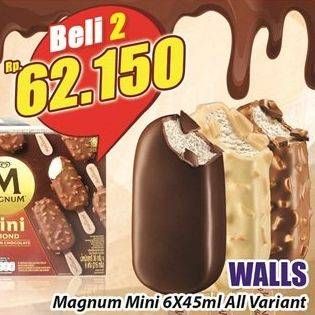 Promo Harga Walls Magnum Mini All Variants per 6 pcs 45 ml - Hari Hari