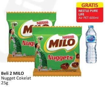Promo Harga MILO Nuggets Cokelat per 2 pouch 25 gr - Alfamart