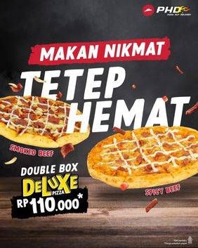 Promo Harga Double Box Deluxe  - Pizza Hut