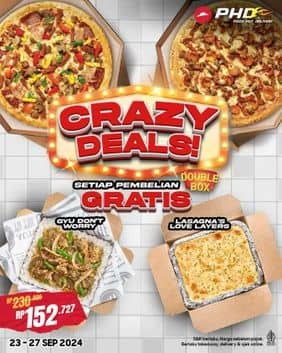 Promo Harga Crazy Deals  - Pizza Hut