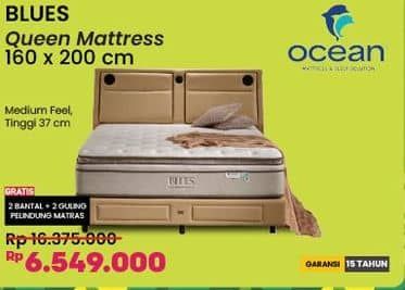 Promo Harga Ocean Blues Queen Mattress 160 X 200 Cm  - COURTS