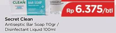 Promo Harga SECRET CLEAN Disinfectant Liquid 100 ml - TIP TOP