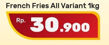 Promo Harga IDAHO French Fries All Variants 1 kg - Yogya