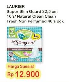 Promo Harga Laurier Super Slim Guard Day/Pantyliner Natural Clean  - Indomaret