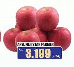 Promo Harga Apel Fuji Star Farmer per 100 gr - Hari Hari