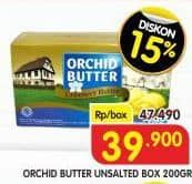 Promo Harga Orchid Butter Mentega Unsalted 200 gr - Superindo