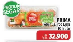 Promo Harga Telur Prima Telur Ayam Pilihan Carrot 10 pcs - Lotte Grosir