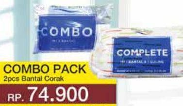 Promo Harga Combo Pack Bantal Corak 2 pcs - Yogya