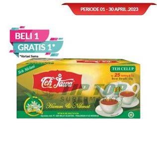 Promo Harga Teh Jawa Teh Celup Jasmine Tea per 25 pcs 2 gr - TIP TOP