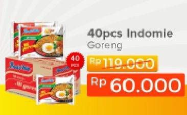 Promo Harga Indomie Mi Goreng per 40 pcs 80 gr - Yogya