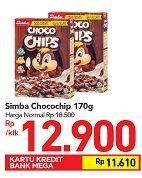 Promo Harga SIMBA Cereal Choco Chips 170 gr - Carrefour