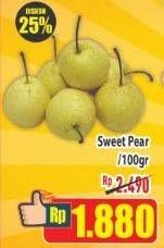 Promo Harga Pear Sweet per 100 gr - Hypermart