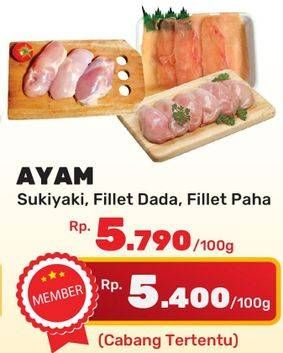 Promo Harga Ayam Sukiyaki, Fillet Dada, Fillet Paha  - Yogya