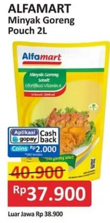 Promo Harga Alfamart Minyak Goreng 2000 ml - Alfamart