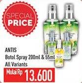 Promo Harga ANTIS Hand Sanitizer All Variants 55 ml - Hypermart