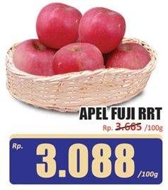 Promo Harga Apel Fuji RRT per 100 gr - Hari Hari