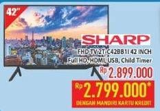 Promo Harga SHARP 2T-C42BB1i | Android TV 42"  - Hypermart