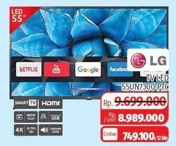 Promo Harga LG 55UN7300PTC | Smart UHD TV 55"  - Lotte Grosir