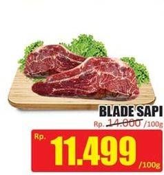 Promo Harga Daging Blade per 100 gr - Hari Hari