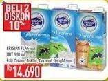 Promo Harga FRISIAN FLAG Susu UHT Purefarm Full Cream, Cokelat, Coconut Delight 900 ml - Hypermart