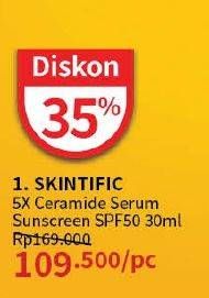 Promo Harga Skintific 5X Ceramide Serum Sunscreen 30 ml - Guardian