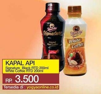 Promo Harga KAPAL API Kopi Signature Drink/White Coffee Drink 200ml  - Yogya
