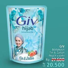 Promo Harga GIV Body Wash Hijab Tin Zaitun 450 ml - LotteMart