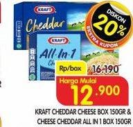 Kraft Cheddar Cheese & Cheddar All in 1