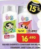 Promo Harga B&B KIDS Shampoo & Conditioner Blossom, Buttercup 200 ml - Superindo