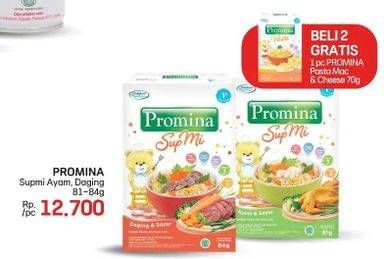 Promo Harga Promina Sup Mi Ayam Sayur, Daging Sayur 81 gr - LotteMart