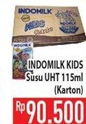 Promo Harga INDOMILK Susu UHT Kids 115 ml - Hypermart