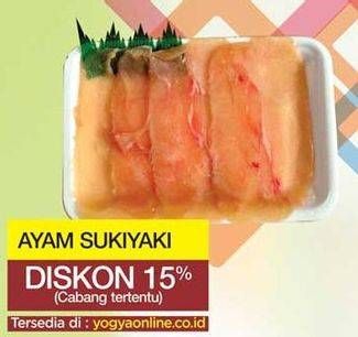 Promo Harga Ayam Sukiyaki per 100 gr - Yogya