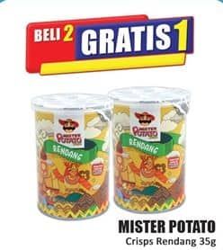 Promo Harga Mister Potato Snack Crisps Rendang 35 gr - Hari Hari