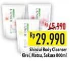 Promo Harga Shinzui Body Cleanser Kirei, Matsu, Sakura 800 ml - Hypermart