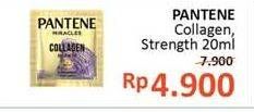Promo Harga PANTENE Conditioner Miracle Biotin Strength, Collagen Repair 20 ml - Alfamidi