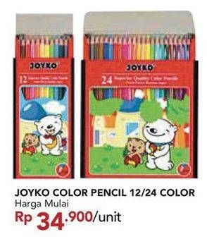 Promo Harga Color Pencil 12/24 Color  - Carrefour