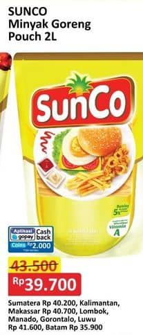 Promo Harga Sunco Minyak Goreng 2000 ml - Alfamart
