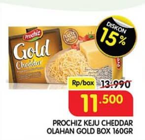 Promo Harga Prochiz Gold Cheddar 160 gr - Superindo